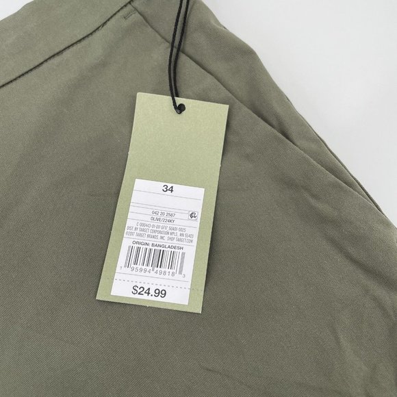 Men's Goodfellow & Co  9" Inseam Tech Shorts - Olive - Multiple Sizes - Picture 4 of 4